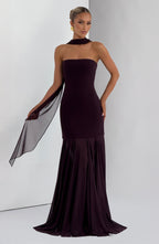 Merritt Gown - Plum - Napalia