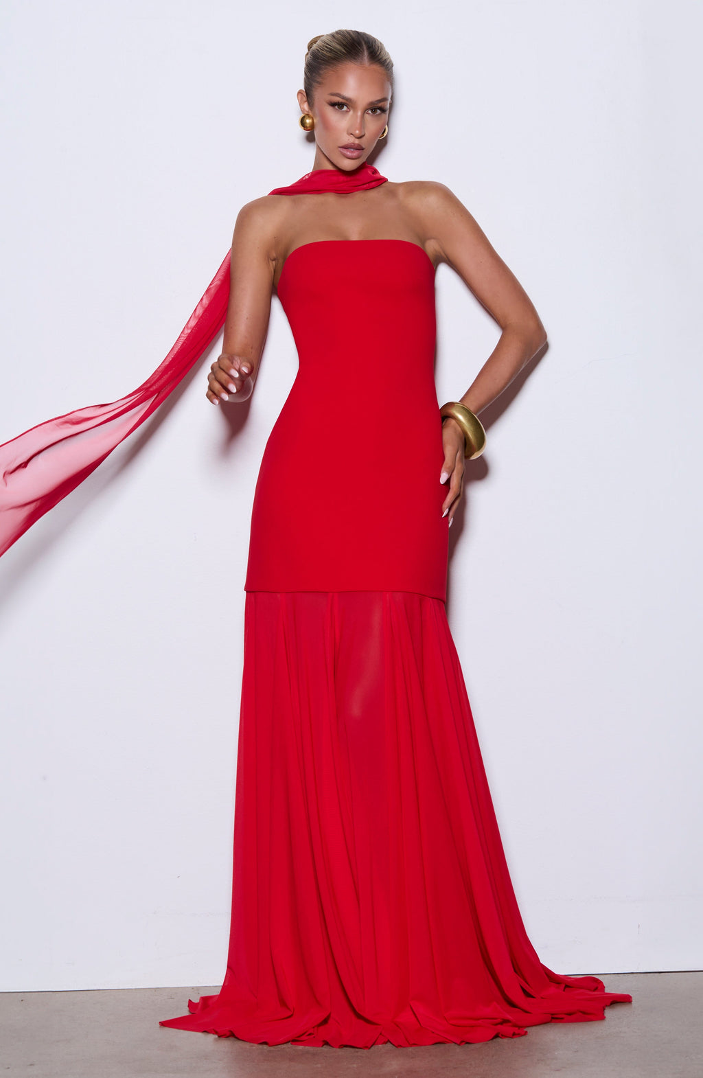 Merritt Gown - Red - Napalia