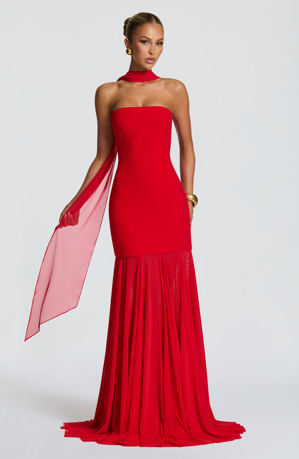 Merritt Gown - Red - Napalia