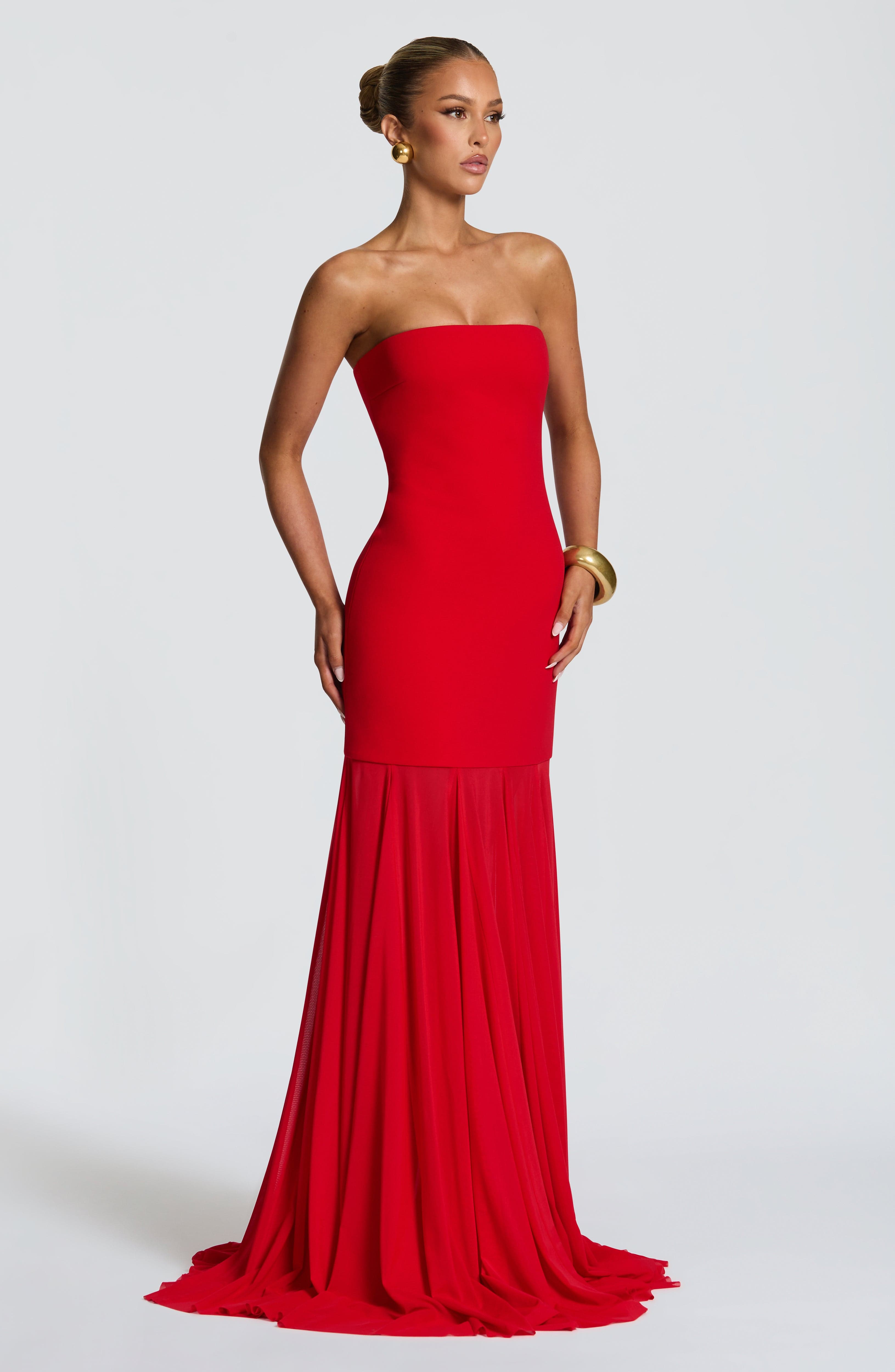 Merritt Gown - Red - Napalia