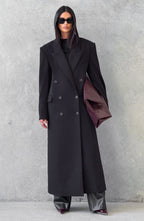 Michelle Coat - Black - Napalia