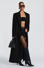 Michelle Coat - Black - Napalia