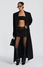 Michelle Coat - Black - Napalia