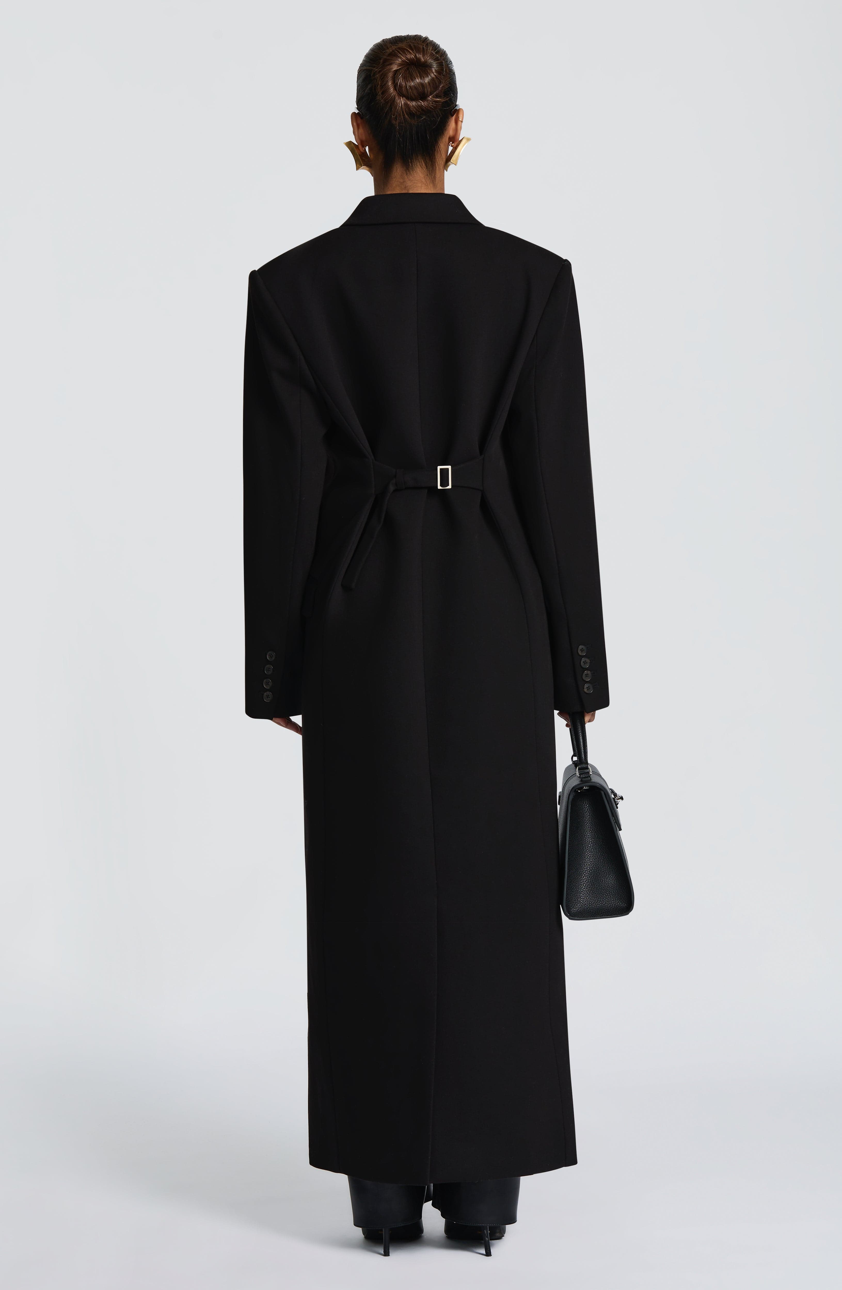 Michelle Coat - Black - Napalia