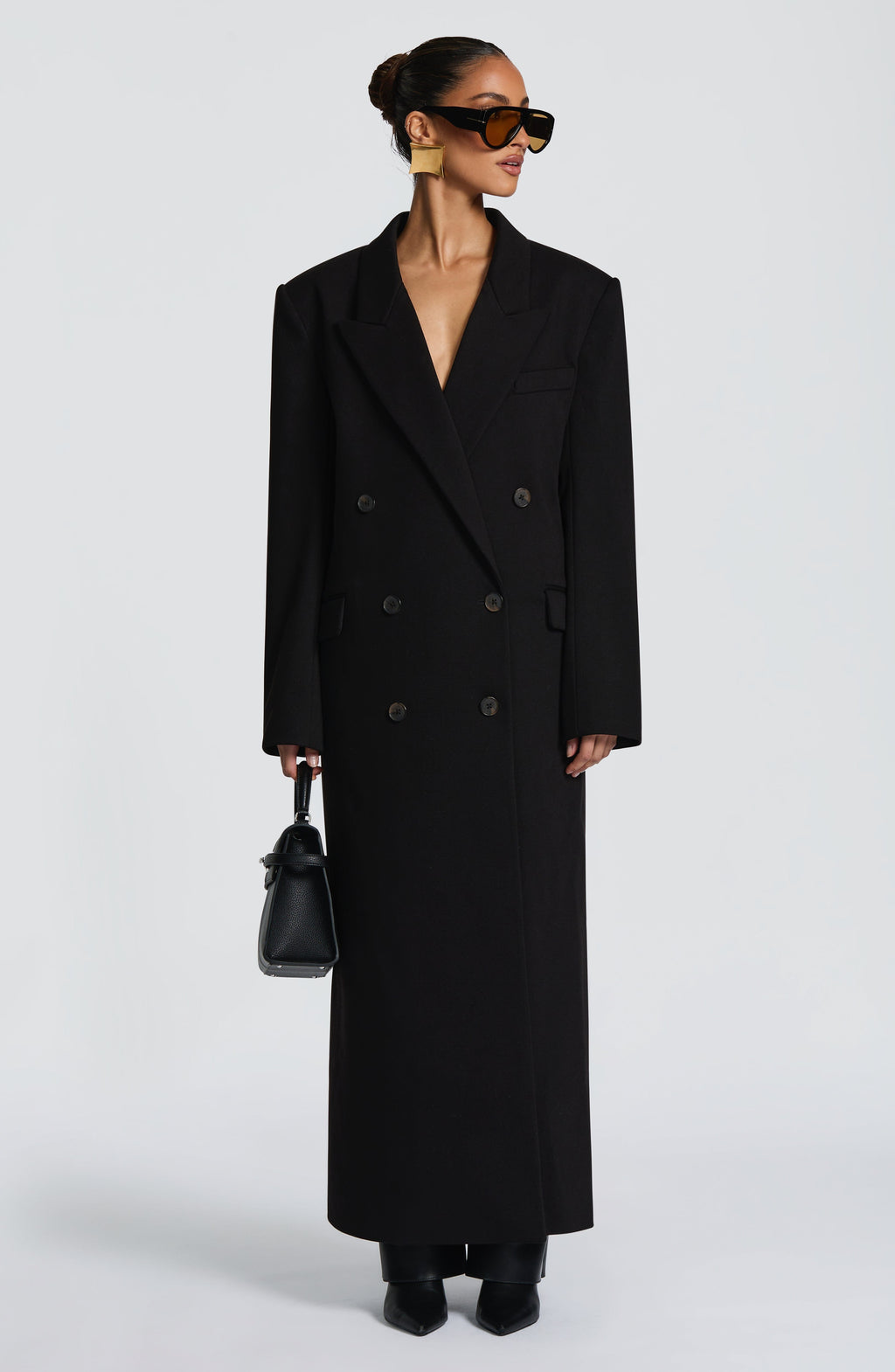 Michelle Coat - Black - Napalia