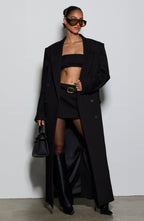 Michelle Coat - Black - Napalia