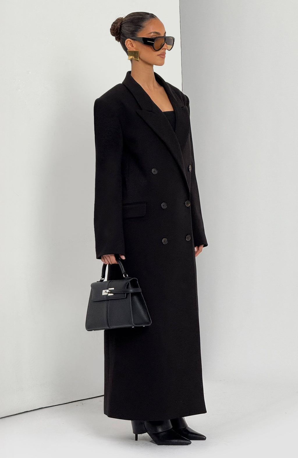 Michelle Coat - Black - Napalia
