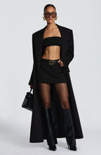 Michelle Coat - Black - Napalia
