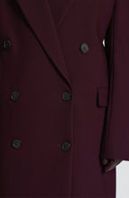Michelle Coat - Plum - Napalia