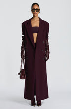 Michelle Coat - Plum - Napalia
