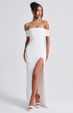 Milani Maxi Dress - Ivory - Napalia