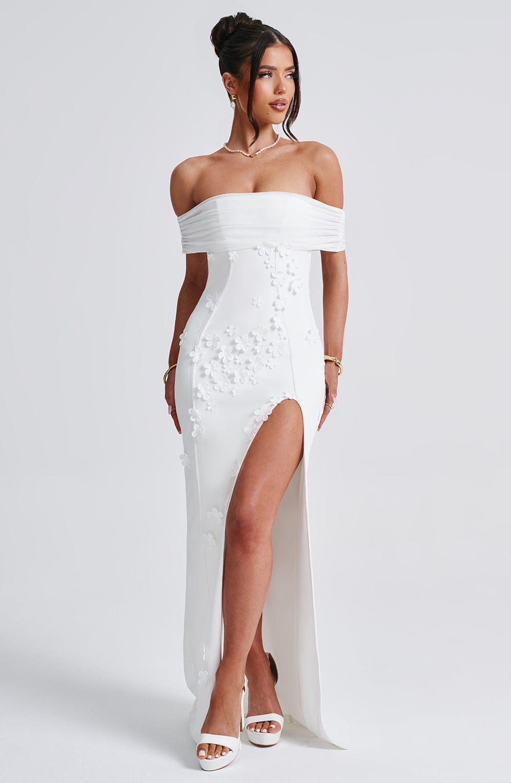 Milani Maxi Dress - Ivory - Napalia