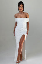 Milani Maxi Dress - Ivory - Napalia