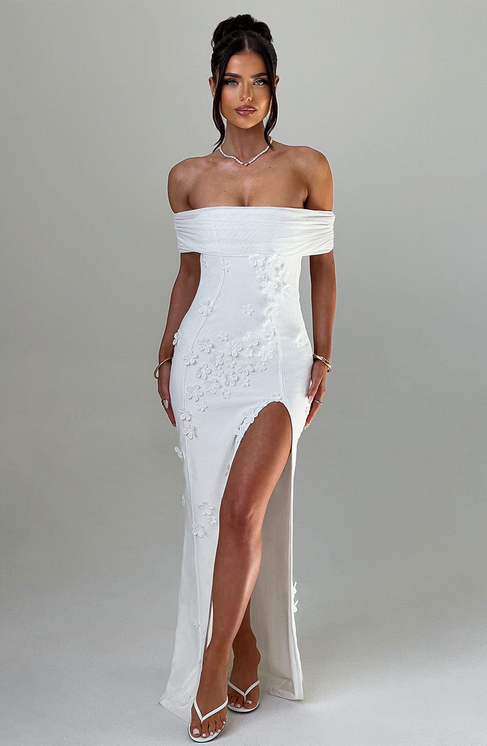 Milani Maxi Dress - Ivory - Napalia