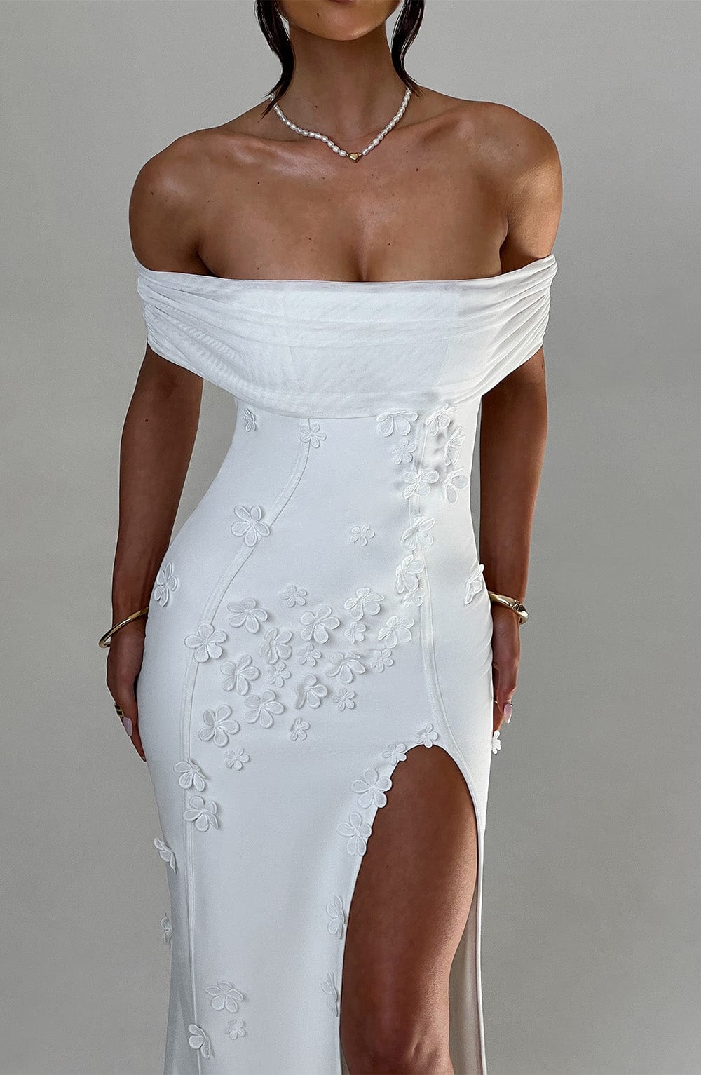 Milani Maxi Dress - Ivory - Napalia