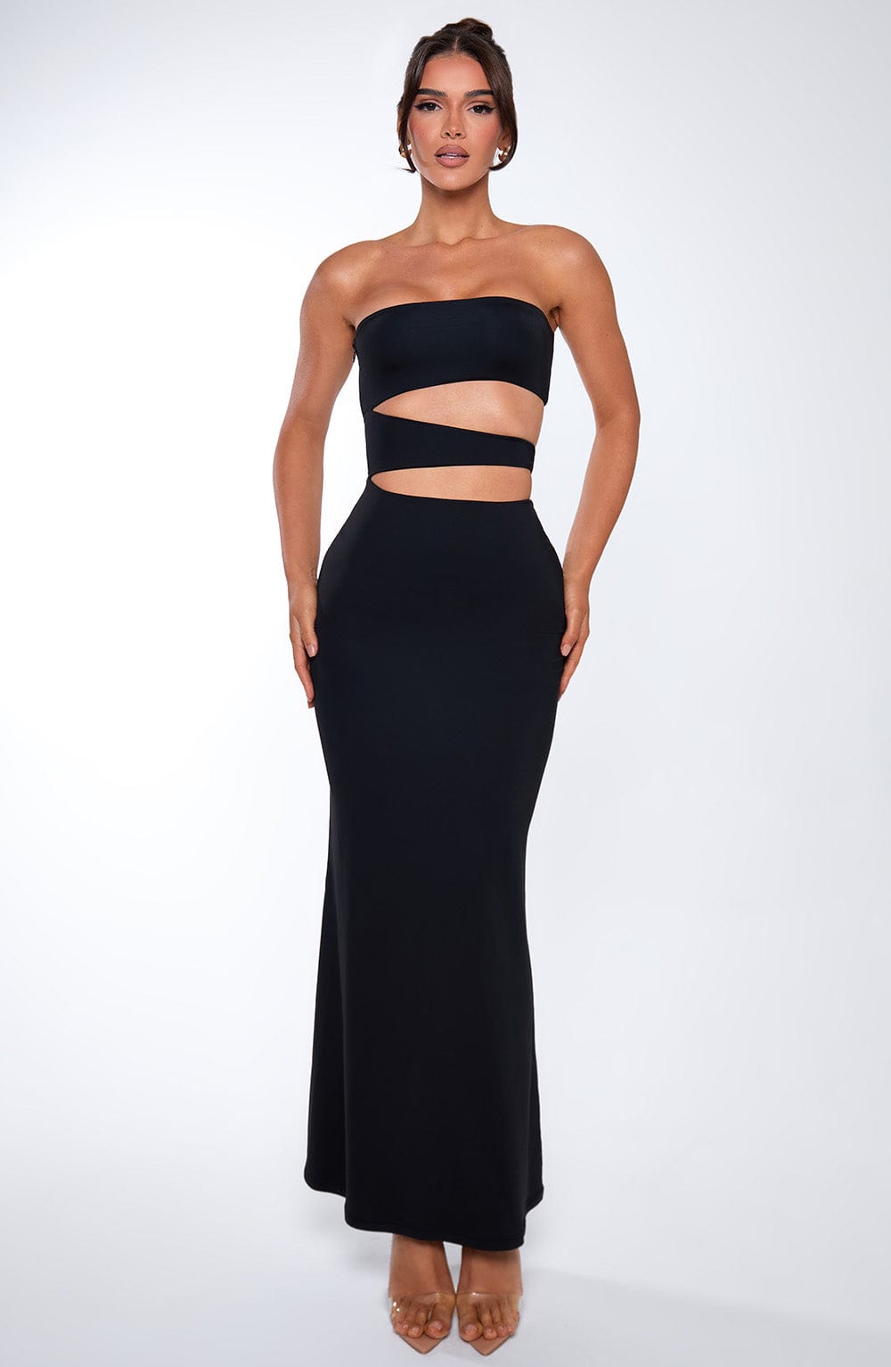 Milia Maxi Dress - Black - Napalia