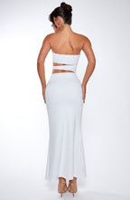 Milia Maxi Dress - White - Napalia