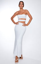 Milia Maxi Dress - White - Napalia