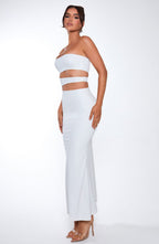 Milia Maxi Dress - White - Napalia