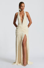 Minerva Maxi Dress - Ivory - Napalia