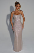 Mirabella Maxi Dress - Nude - Napalia
