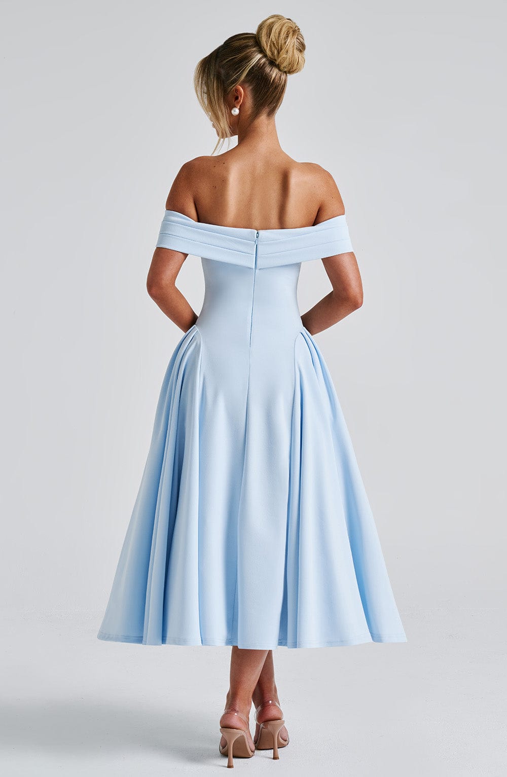 Miranda Midi Dress - Blue - Napalia