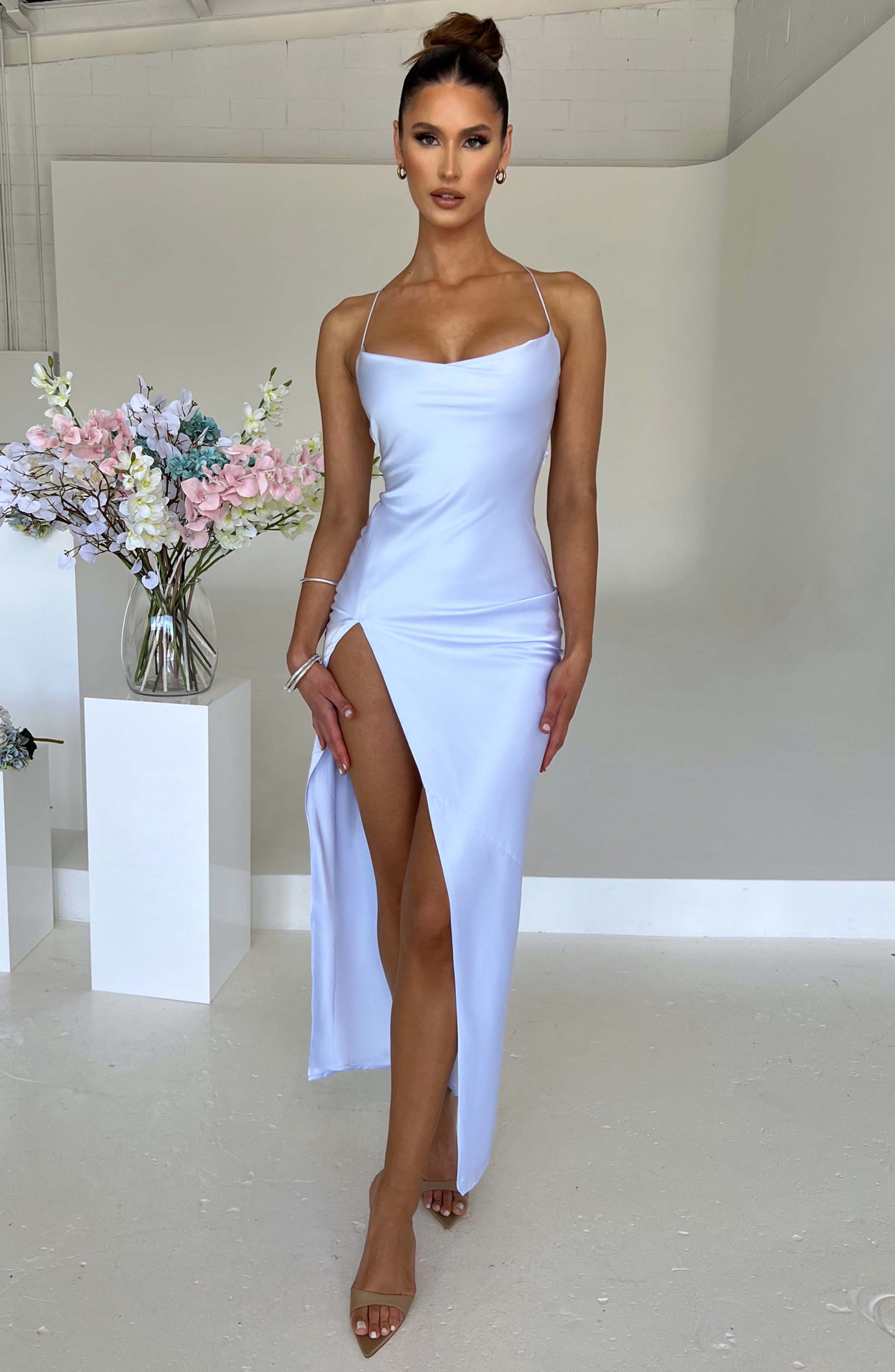 Misha Maxi Dress - Baby Blue - Napalia