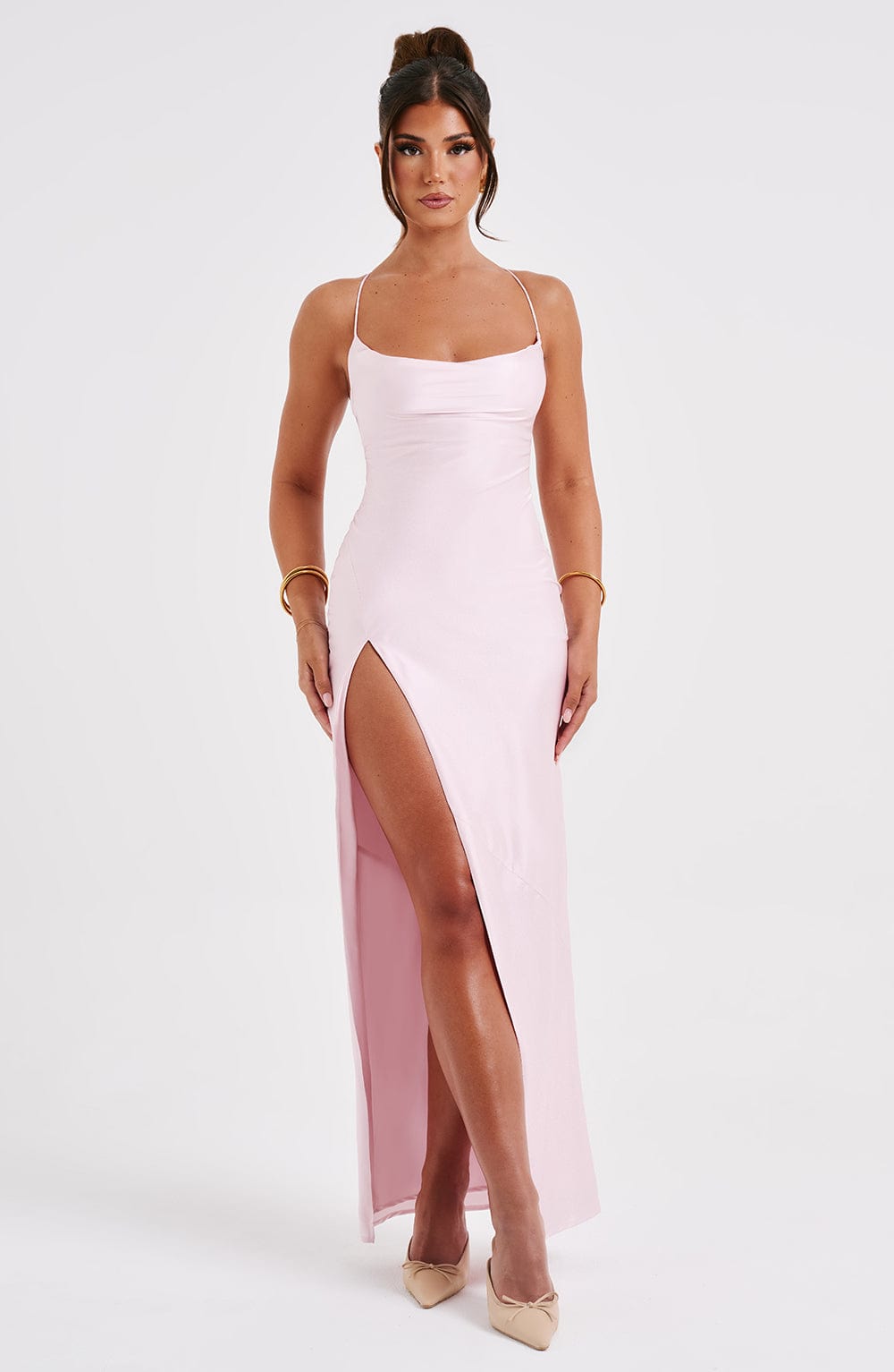 Misha Maxi Dress - Blush - Napalia