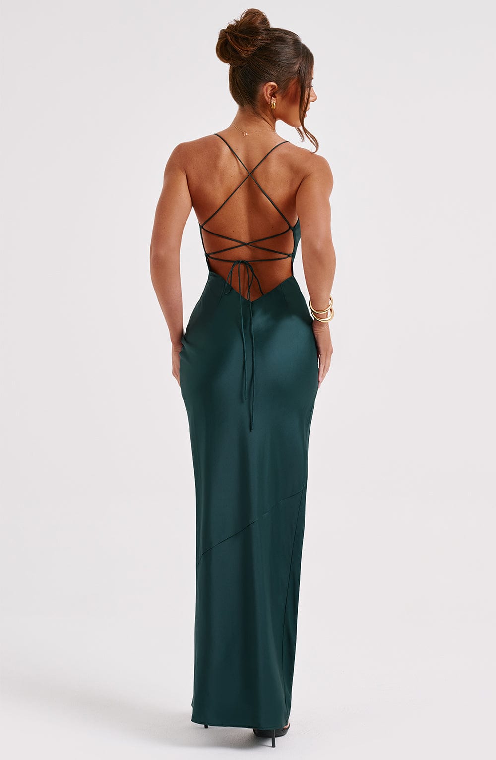 Misha Maxi Dress - Emerald - Napalia