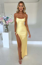 Misha Maxi Dress - Lemon - Napalia