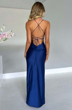 Misha Maxi Dress - Navy - Napalia