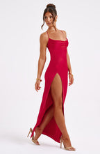Misha Maxi Dress - Red - Napalia