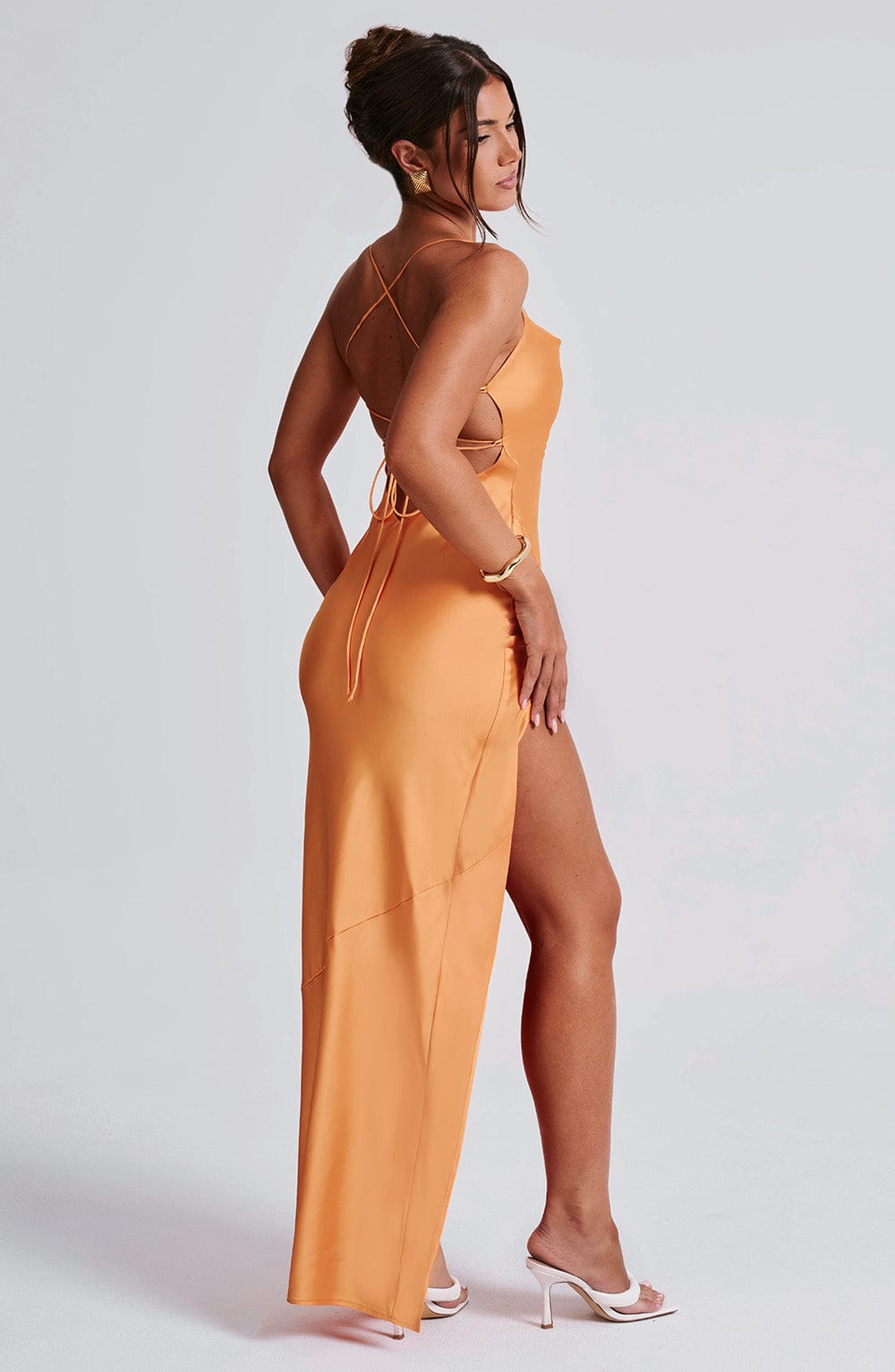 Misha Maxi Dress - Tangerine - Napalia