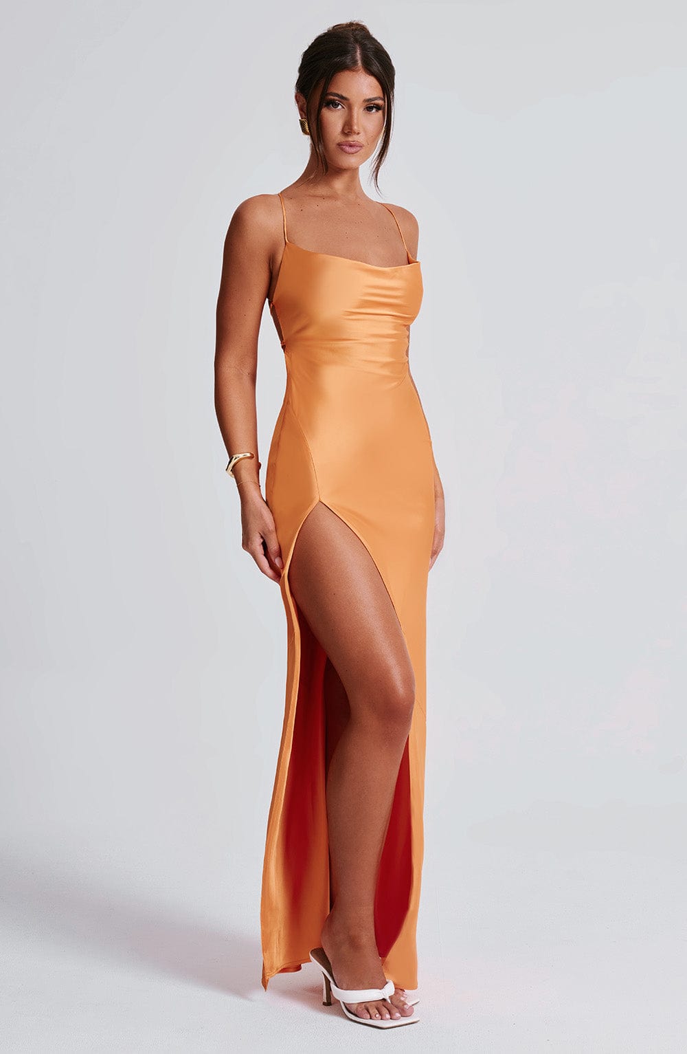 Misha Maxi Dress - Tangerine - Napalia