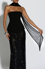Miya Scarf - Black - Napalia