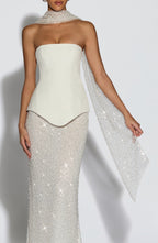 Miya Scarf - Ivory - Napalia