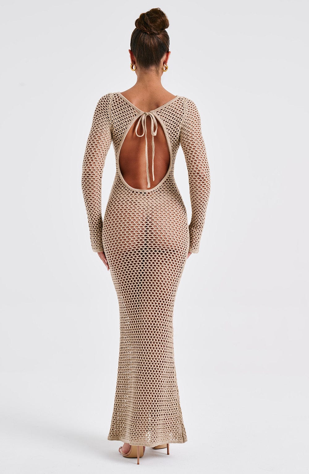 Moana Maxi Dress - Beige - Napalia