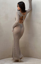 Moana Maxi Dress - Beige - Napalia