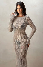 Moana Maxi Dress - Beige - Napalia