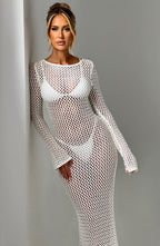 Moana Maxi Dress - White - Napalia