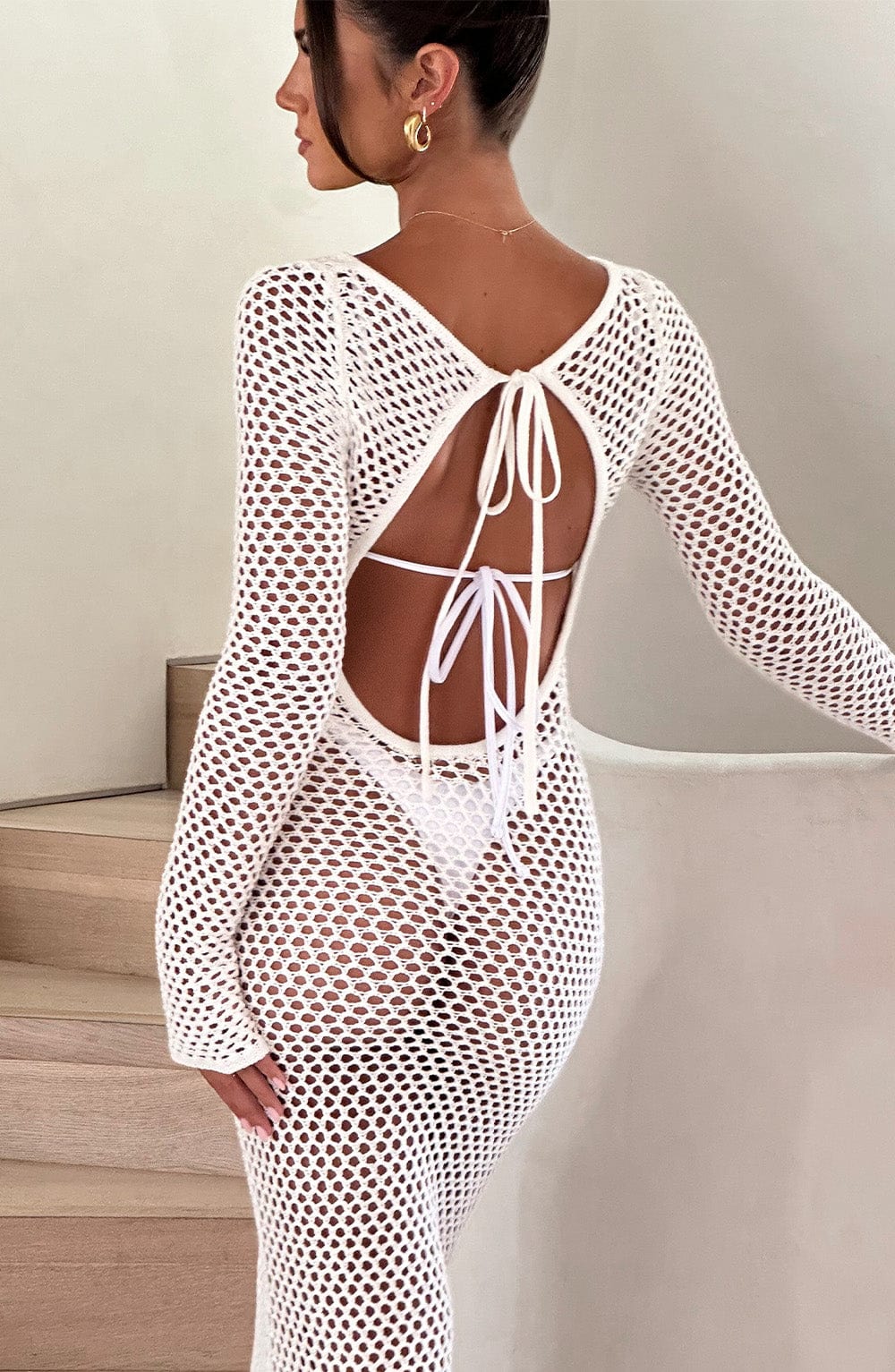 Moana Maxi Dress - White - Napalia