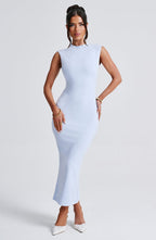 Moira Midi Dress - Blue - Napalia