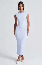 Moira Midi Dress - Blue - Napalia
