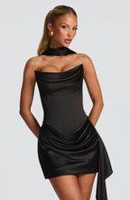 Mona Mini Dress - Black - Napalia