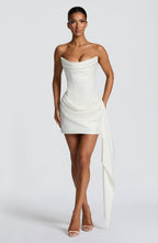 Mona Mini Dress - Ivory - Napalia