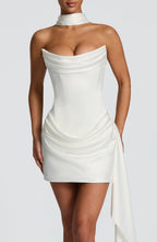 Mona Mini Dress - Ivory - Napalia