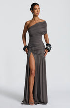 Monica Maxi Dress - Charcoal - Napalia