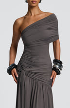 Monica Maxi Dress - Charcoal - Napalia