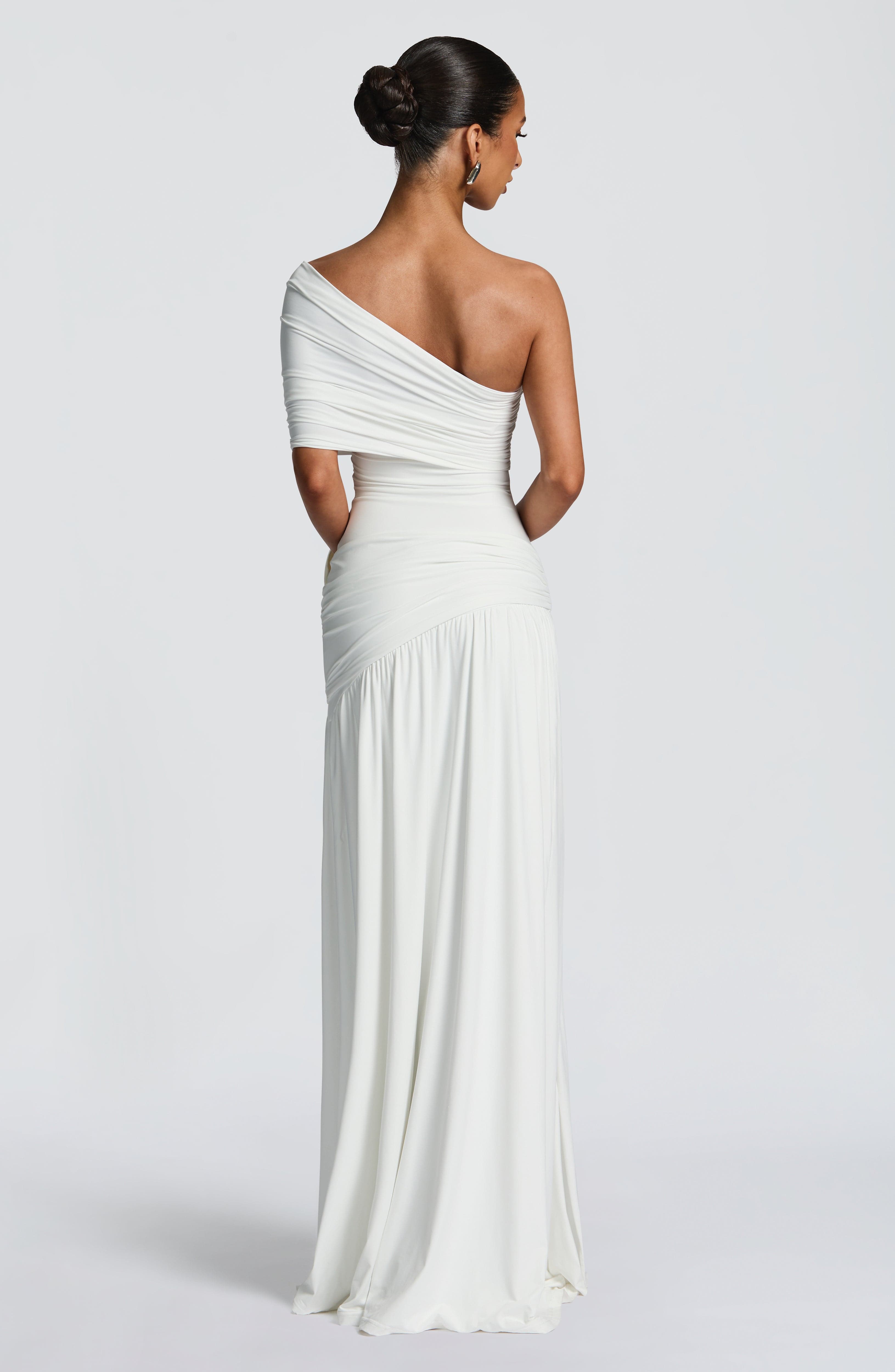 Monica Maxi Dress - White - Napalia