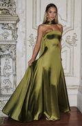 Morven Maxi Dress - Deep Olive - Napalia